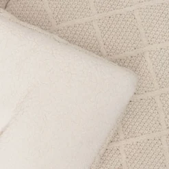 Jollein Boxkleed Check Knit Oatmeal 75 x 95 cm> Accessoires Boxen|Boxkleden