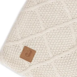 Jollein Boxkleed Check Knit Oatmeal 75 x 95 cm><noscript><img width=