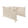 Jollein Check Knit Boxbumper - 180 x 30 cm - Oatmeal> Accessoires Boxen