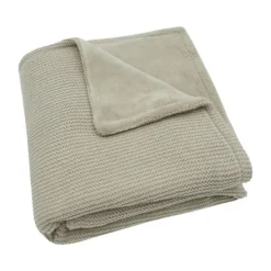 Jollein Hoelaken Boxmatras Jersey Olive Green 75 x 95 cm><noscript><img width=