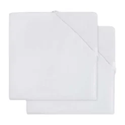 Jollein Hoeslaken Boxmatras - 2 Pack - 75 x 95 cm - Jersey - Nougat> Accessoires Boxen