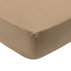 Jollein Hoeslaken Jersey - 2 Stuks - 70/75 x 140/150 cm - Sea Green/Biscuit><noscript><img width=