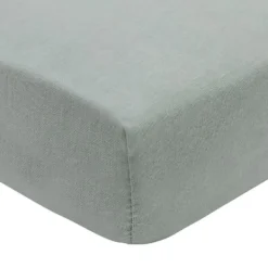 Jollein Hoeslaken Jersey - 2 Stuks - 60 x 120 cm - Sea Green/Biscuit><noscript><img width=