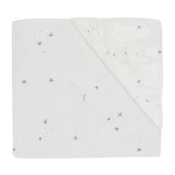 Jollein Hoeslaken Jersey Twinkling Sea Green 40/50 x 80/90 cm> Hoeslakens