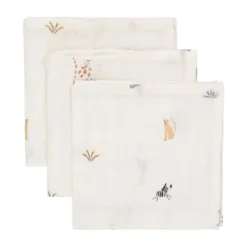Jollein Jungle Jambo Hydrofiel Monddoekje - 3 Pack - 31 x 31 cm> Monddoekjes / Spuugdoekjes