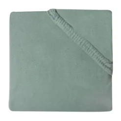 Jollein Juniorhoeslaken Jersey 70 x 140/150 cm Ash Green> Hoeslakens