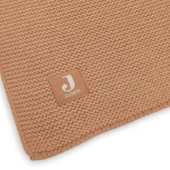 Jollein Ledikantdeken Basic Knit Nougat 100 x 150 cm><noscript><img width=