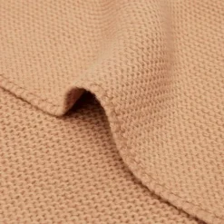 Jollein Ledikantdeken Basic Knit Nougat 100 x 150 cm><noscript><img width=