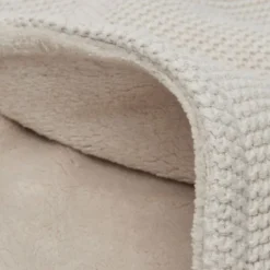 Jollein Ledikantdeken Basic Knit Biscuit/Fleece 100 x 150 cm><noscript><img width=