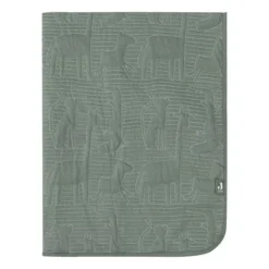 Jollein Ledikantdeken Jungle Jambo Biscuit / Oatmeal 100 x 150 cm> Accessoires Wiegen|Ledikantdekens