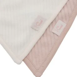 Jollein Slab Bandana - 2 Pack - Velvet Rib - Sea Green / Ivory><noscript><img width=