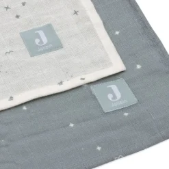 Jollein Twinkling Large Multidoek Hydrofiel - 2 Pack - 115 x 115 cm - Sea Green><noscript><img width=