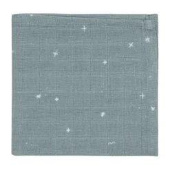 Jollein Twinkling Monddoekje - 3 Pack - 31 x 31 cm - Hydrofiel - Sea Green><noscript><img width=