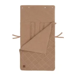 Jollein Voetenzak 3/5 Punts - Groep 0+ - Check Knit - Biscuit><noscript><img width=