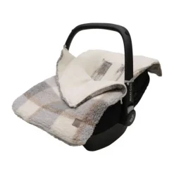 Jollein Voetenzak 3/5 Punts - Groep 0+ - Check - Boucle> Accessoires Autostoel