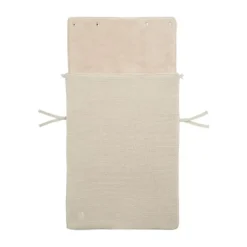 Jollein Voetenzak Autostoel Groep 0+ 3/5 Punts Basic Knit Nougat> Accessoires Autostoel