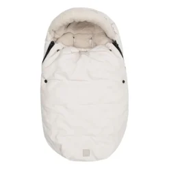 Jollein Voetenzak Groep 0+ 3/5 punts gordel - Embossed - Milky Coffee> Accessoires Kinderwagens|Accessoires Tweeling/Duo