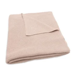 Jollein Wiegdeken Basic Knit - Wild Rose - 75 x 100 cm> Wiegdekens