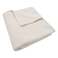 Jollein Wiegdeken Cosy Knit Ivory / Velvet 75 x 100 cm> Wiegdekens