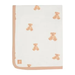 Jollein Wiegdeken Jersey Teddy Bear 75 x 100 cm> Wiegdekens