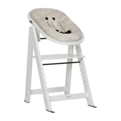 Kidsmill Up! Kinderstoel Incl. Kunststof Babyset Oatmeal - Beuken Zwart><noscript><img width=