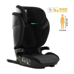 Kidsriver Autostoel Omega-S Zwart I-size groep 2/3 (100-150 cm)><noscript><img width=