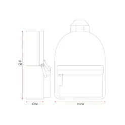 Kidzroom Rugzak - Paris Sweet Cuddles - Sand><noscript><img width=