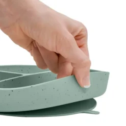 Kikkaboo Bord Met Vakken - Platina Siliconen - Zand><noscript><img width=