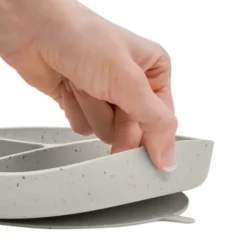 Kikkaboo Bord Met Vakken - Platina Siliconen - Zand><noscript><img width=