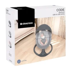 Kikkaboo Codie Electrische Schommelstoel - Beige><noscript><img width=