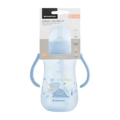 Kikkaboo Dino Wereld Beker Met Siliconen Rietje - 300ml - Blauw><noscript><img width=