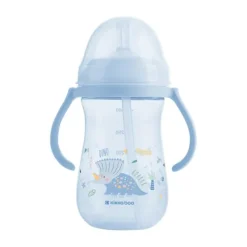 Kikkaboo Dino Wereld Beker Met Siliconen Rietje - 300ml - Blauw><noscript><img width=