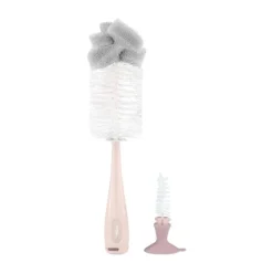 Kikkaboo Flessenborstel 2 in 1 Blauw> Flessenborstel