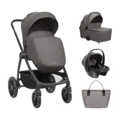Kikkaboo Modena Kinderwagen 3-in-1 - Donkergrijs><noscript><img width=