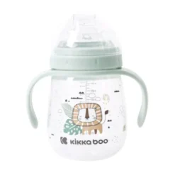 Kikkaboo Savanna Beker Met Siliconen tuit - 240ml - Mint> Bekers