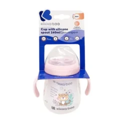 Kikkaboo Savanna Beker Met Siliconen tuit - 240ml - Mint><noscript><img width=