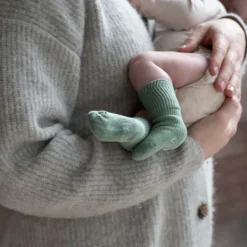 Kipkep Blijf-Sokjes - Prematuur - Pale Green><noscript><img width=