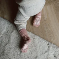 KipKep Blijf-Sokjes Antislip Dusty Clay 12-18mnd 12-18 maanden><noscript><img width=