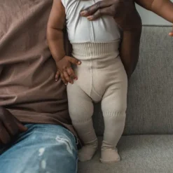 Kipkep Stay-On-Tights - 6-12 Mnd - Cookie (Sand)><noscript><img width=