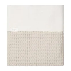 Koeka Ledikantdeken Cotton Fleece Wafel Amsterdam Sand><noscript><img width=