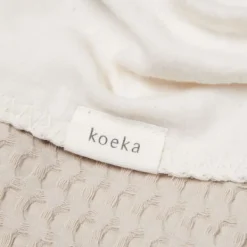 Koeka Ledikantdeken Cotton Fleece Wafel Amsterdam Sand><noscript><img width=