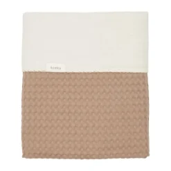 Koeka Ledikantdeken Cotton Fleece Wafel Amsterdam Sand><noscript><img width=