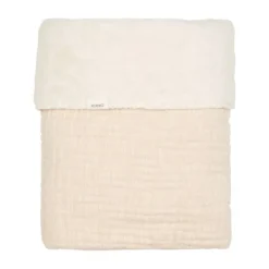 Koeka Ledikantdeken Teddy Rivoli Warm White 100 x 150 cm> Ledikantdekens
