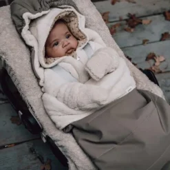 Koeka Voetenzak 0+ 3/5 Punts Teddy Calgary Taupe><noscript><img width=