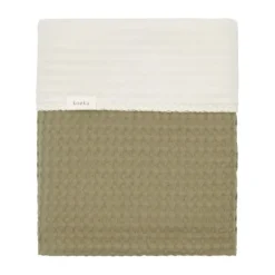 Koeka Wiegdeken Cotton Fleece Wafel Amsterdam Sand><noscript><img width=