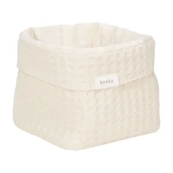 Koeka Wiegdeken Cotton Fleece Wafel Amsterdam Sand><noscript><img width=