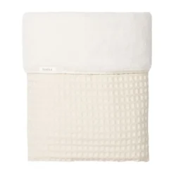 Koeka Wiegdeken Cotton Fleece Wafel Amsterdam Sand><noscript><img width=