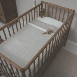 Koeka Wiegdeken Cotton Fleece Wafel Amsterdam Sand><noscript><img width=