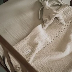 Koeka Wiegdeken Lace Elba Natural 75 x 100 cm><noscript><img width=