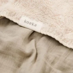 Koeka Wiegdeken Teddy Faro Caffe 75 x 100 cm> Wiegdekens